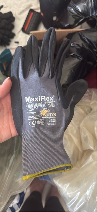 Maxiflex ultimate rękawiczki BHP 42-874 rozmiar 7S, 8M, 9L, 10XL 11XXL