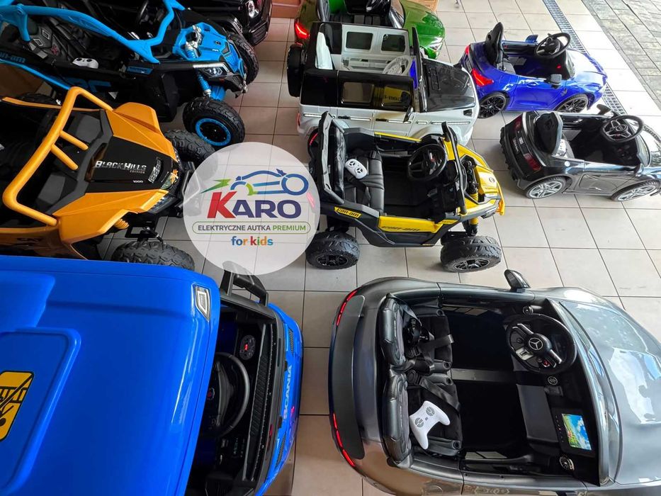 SKLEP Auto Na Akumulator Dla Dzieci Pilot Miękkie Koła EVA Quad Baggy
