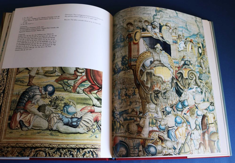 Tapeçaria e Armaria Nacional de Espanha no Metropolitan, belo livro