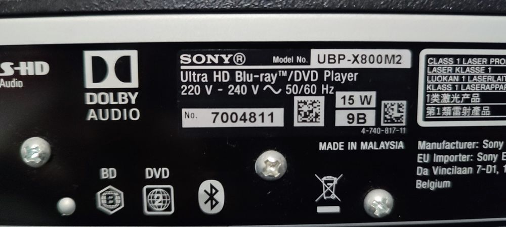 Sony UBP-X800M2 Blu-ray 4K Ultra HD