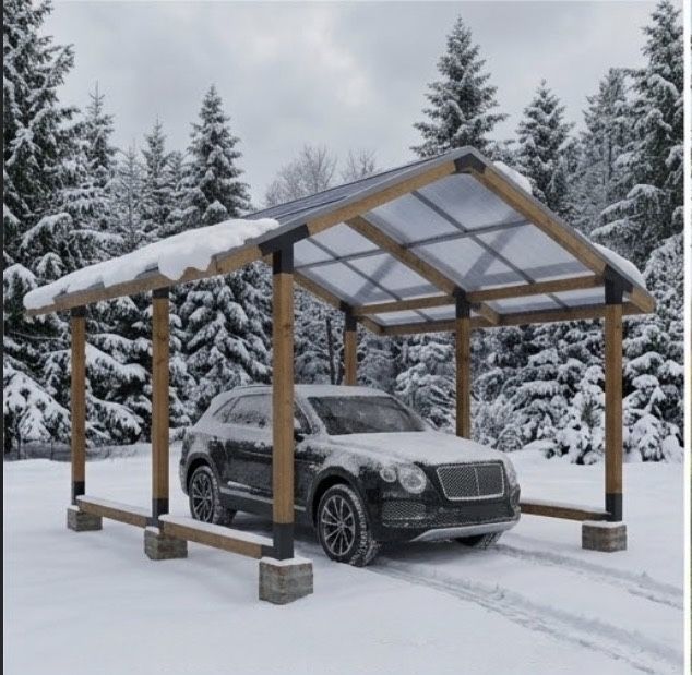 Комплект зʼєднувачів Прохідна альтанка 20° – двосхилий дах