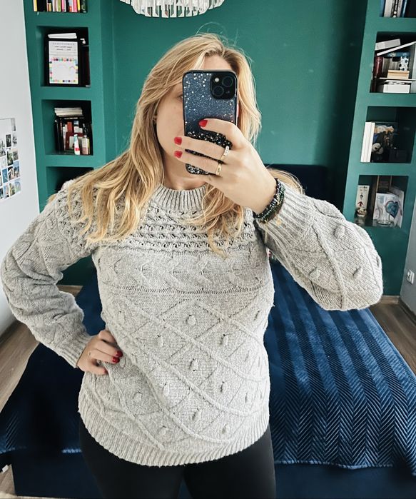 Next szary sweter 10