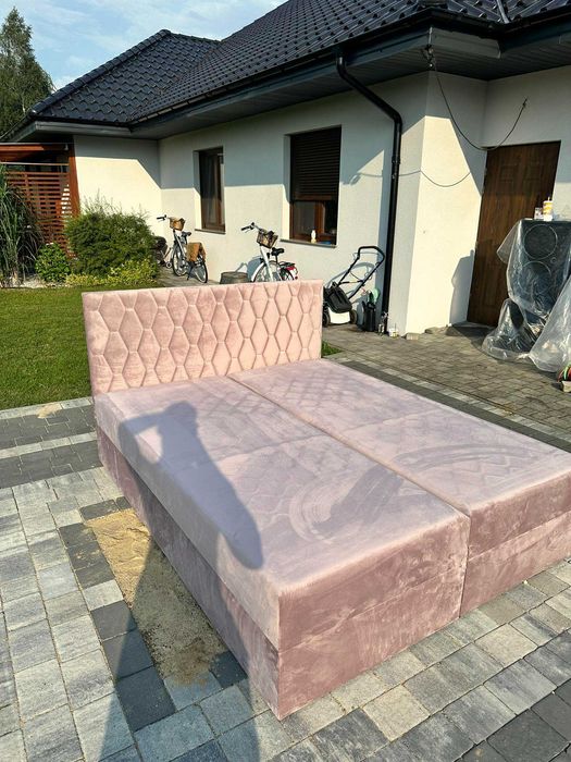 Łóżko tapicerowane  PARIS 160x200 z pojemnikiem NOWE od producenta