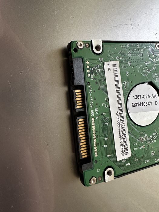 HDD Жесткий диск Western Digital 500 ГБ. WD500LPVX 2.5" SATAIII