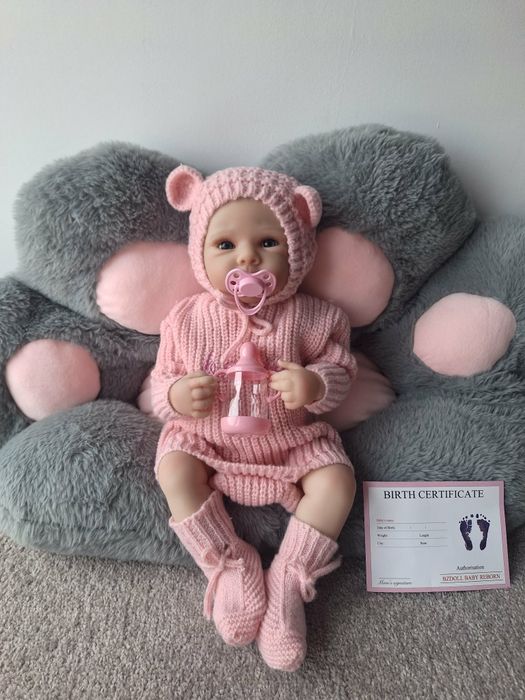 Lalka jak żywe dziecko na styl reborn piękna NOWA duża 50 cm , cala gumowa , brzuszek też