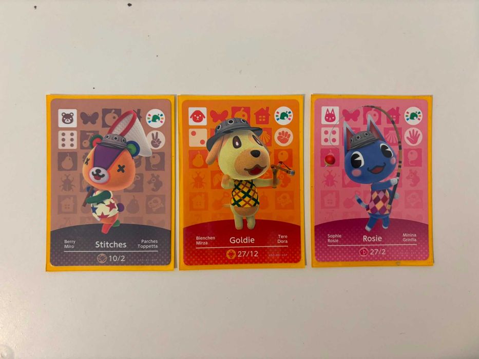 Cartas Amiibo Animal Crossing Séries 1, Séries 4, Amiibo Festival, Sanrio