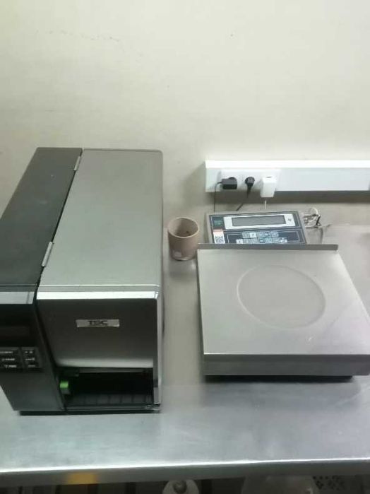 3 etiquetadoras TSC TTP 246 MPRO e 2 balança Ruby S180 Max.
