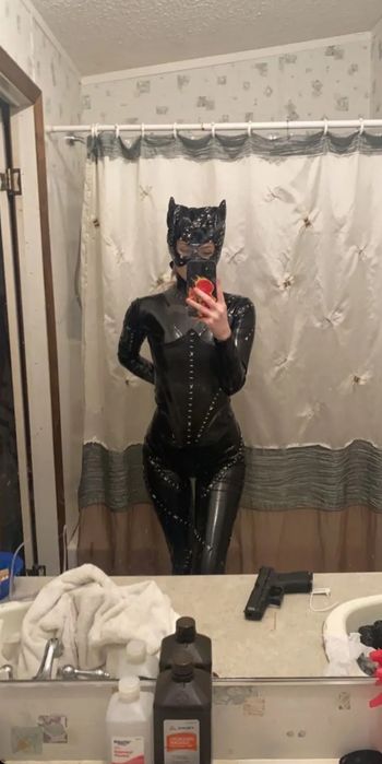Máscara e Fato Catwoman Premium Michelle Pfeiffer