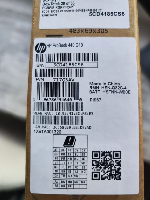 Portátil hp probook 440 g10 como novo