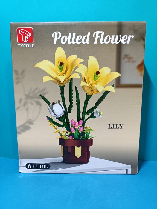 Конструктор, мини Лего: Орхидея, Ромашки, Розы (Троянда), Лилия