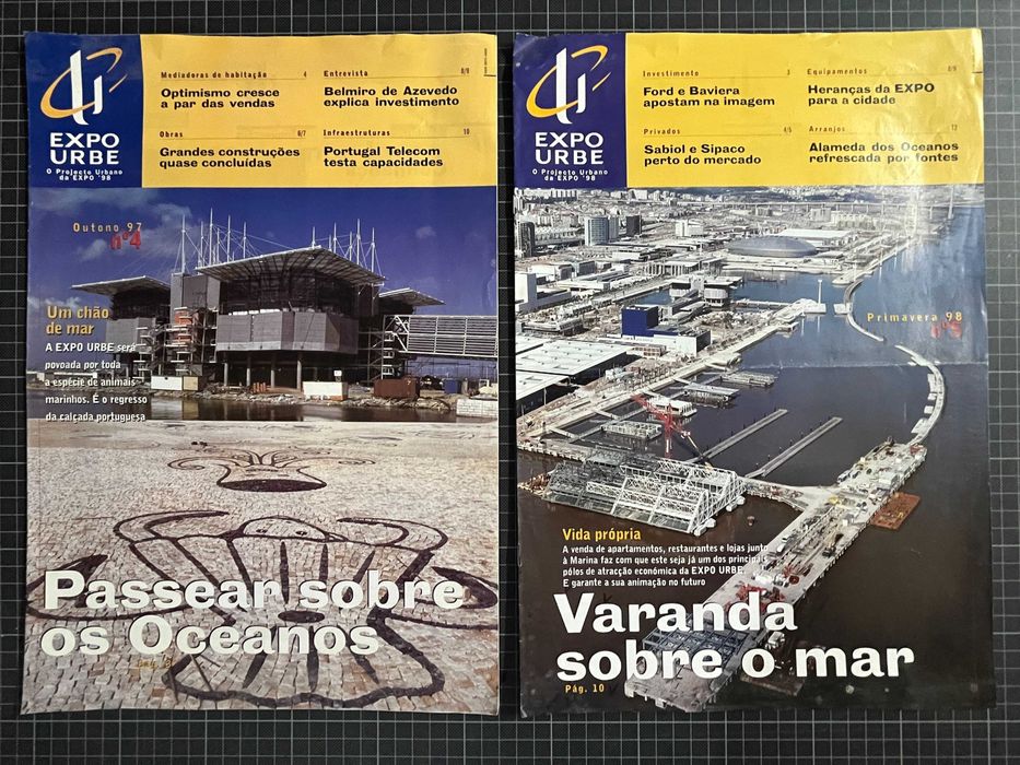 Lote de publicações da EXPO 98
