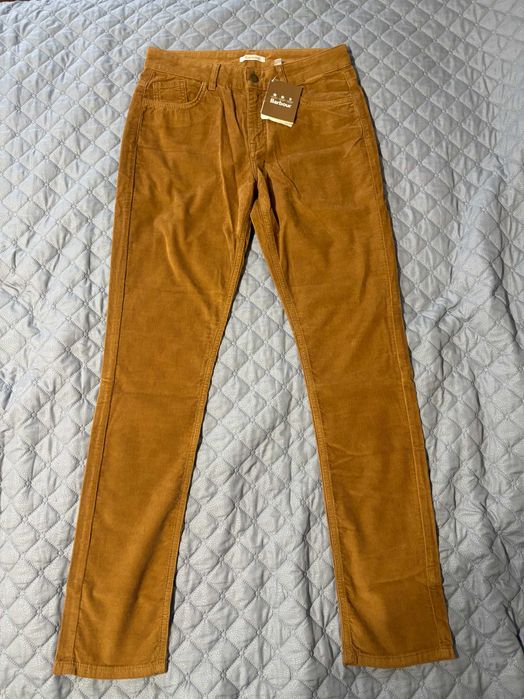 Spodnie sztruksowe Barbour damskie r. 10 (38) – Nowe z metką