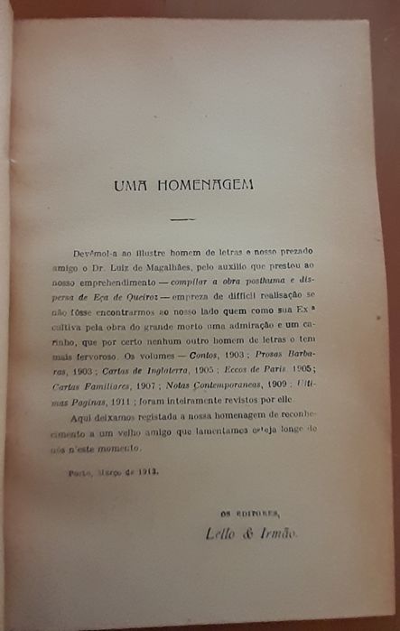 Notas Contemporaneas, Eça de Queiroz