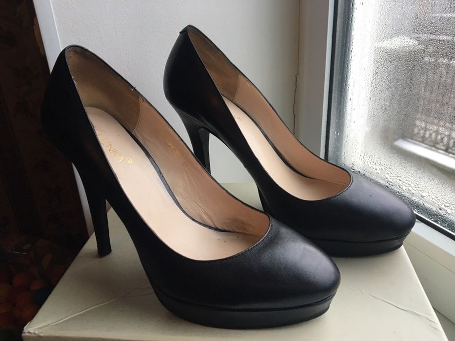 Туфли черевики кожаные