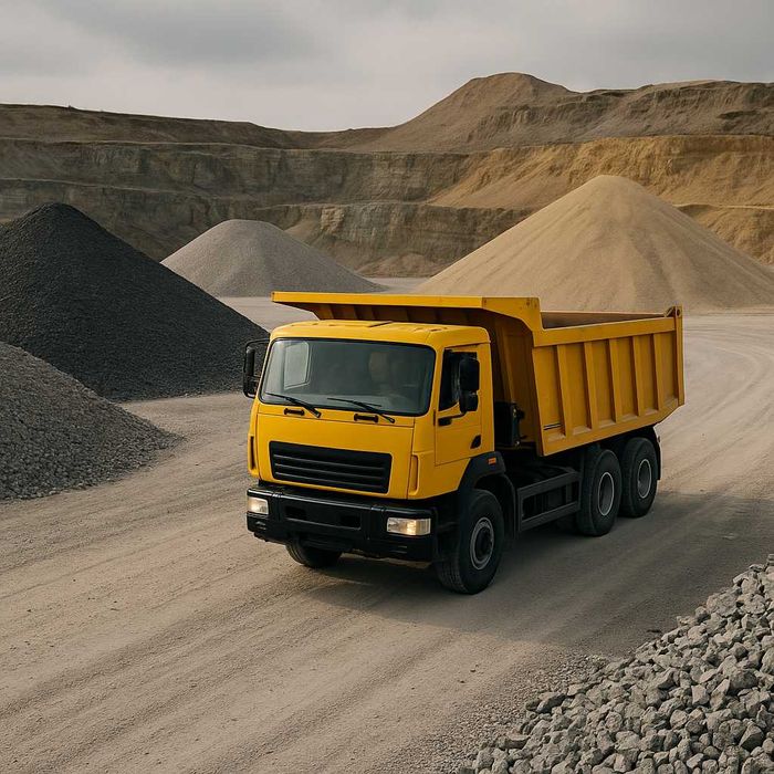 Напряму с карьера Песок Щебень Отсев Шлак / Пісок Щебінь Відсів 5-40т