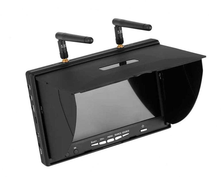 Монитор FPV LCD5802D 7" TFT LCD Screen 5.8G 40CH с приемником и АКБ