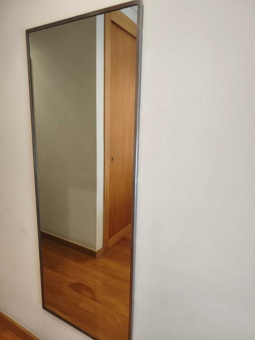 Espelho de Sala com Moldura Inox Zara Home , Excelente Estado