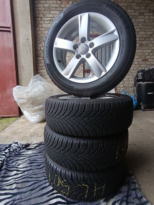 Komplet kół zimowych org.audi 16" 5x112