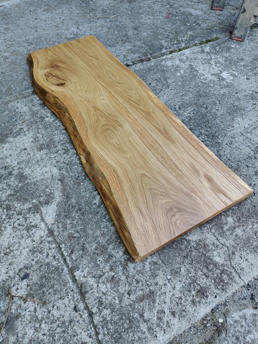 Blat dębowy 125x45 na biurko półkę blat stołu