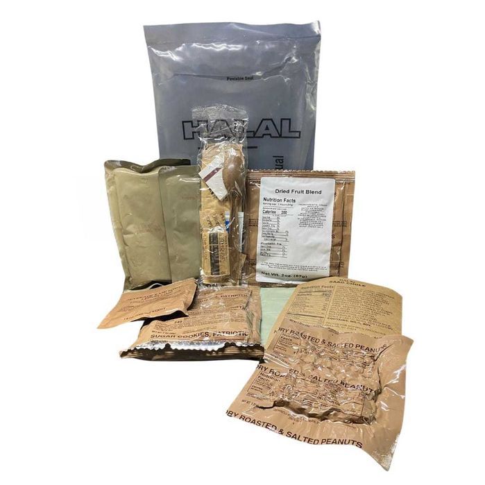 Amerykańska Wojskowa Racja Żywnościowa Halal MRE (menu 1-10) data 2027