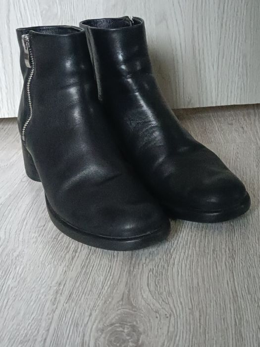 Ecco Sculpted Lx 35 damskie skórzane buty za kostkę botki sztyblety