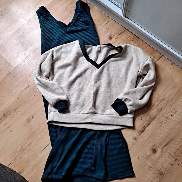 Komplet damski bawełniany L