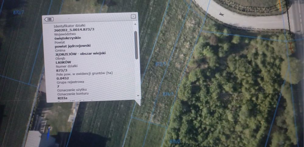 Sprzedam działkę 835 m2