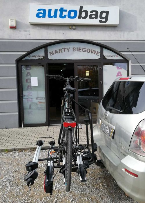 Platforma na 4 rowery / 3 + 1 /na hak Aguri Active Bike Silver