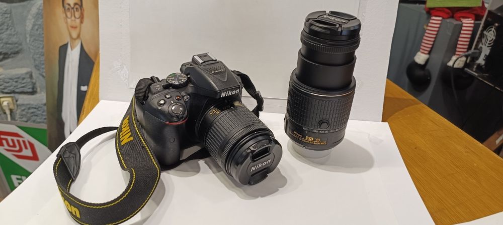 Nikon D5300 usada como nova c/2 lentes