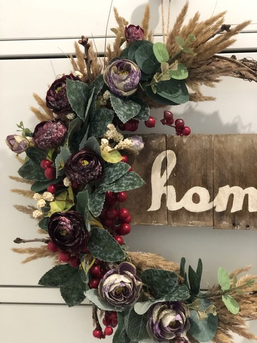 Большой венок в стиле Zara home, H&M home.