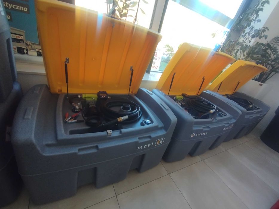 Zbiornik mobilny 400L Swimer - zasilany 12V lub 24V Tecalemit