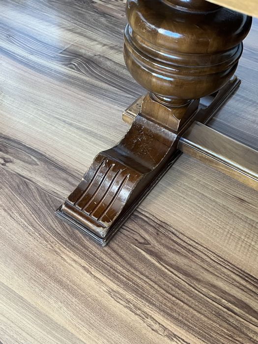 Ława duża drewniana antyk, do renowacji, vintage