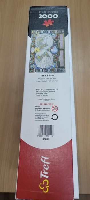 Пазл Trefl 3000 карта
