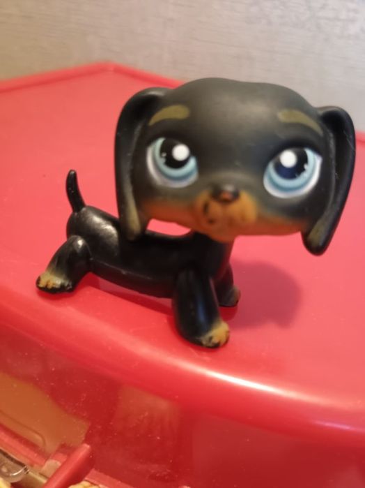 Littlest Pet Shop LPS N°325 - Chien Teckel D'origine Hasbro - Authentique Et Vintage