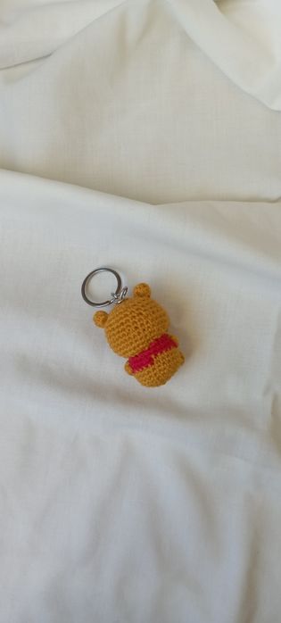 Porta-chaves Amigurumi Winnie the Pooh