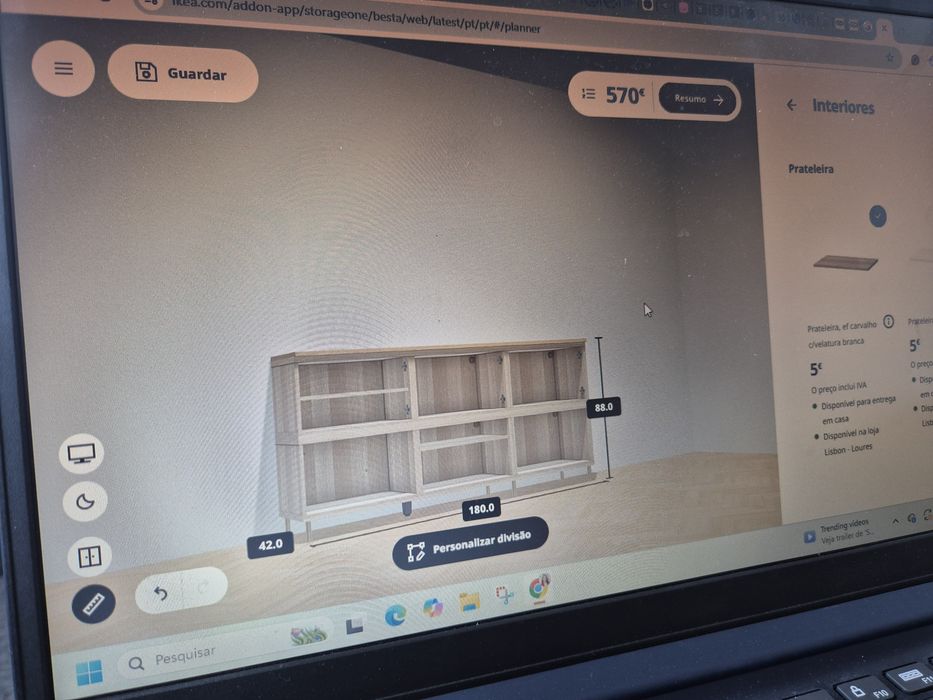 Aparador Bestå Ikea para sala