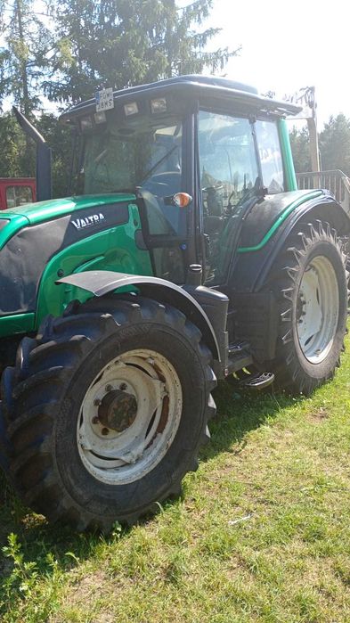 Zestaw zrywkowy Valtra NK101 2011r. i przyczepa leśna Waryński 2025r. nie forwarder