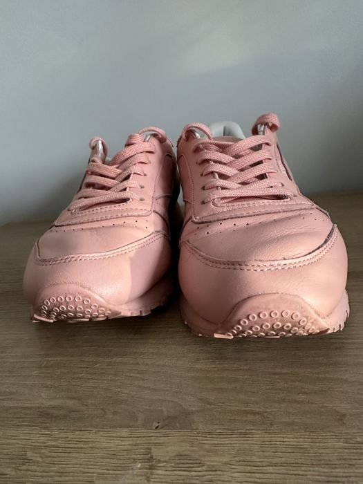 Reebok sneakersy adidasy Classic Leather Pastels Platina Pink White 40