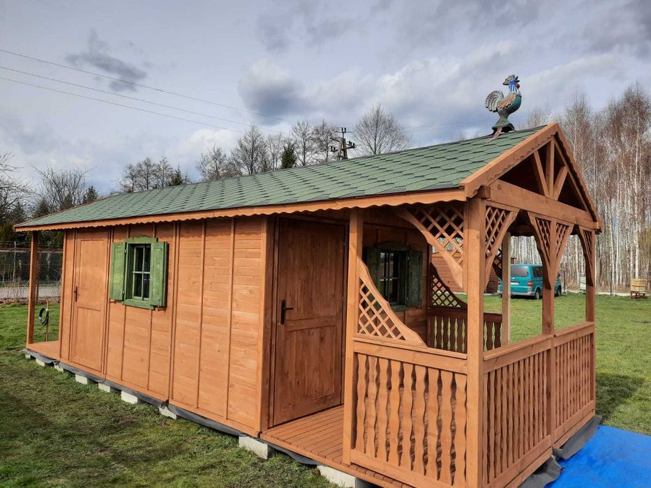 domek, domki, altana, letniskowy, drewniany, ogrodowy, rod