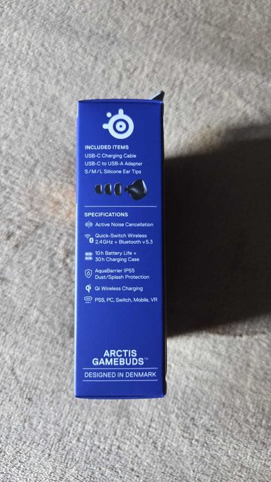 SteelSeries Arctis Gamebuds, novos, selados, s/fatura