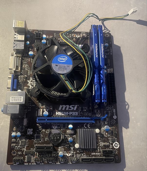 Conjunto Motherboard/Processador/Ram