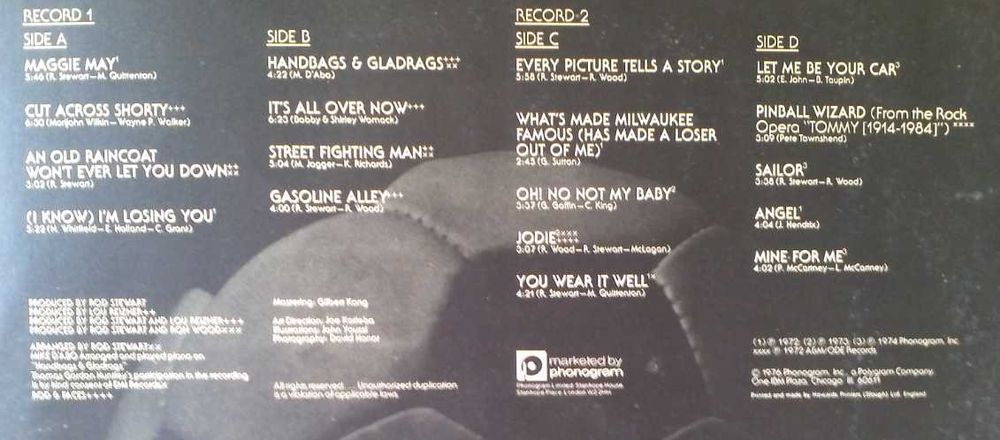 Rod Stewart-The Best Of. vol.1 & vol.2 Winyl 4Lp.