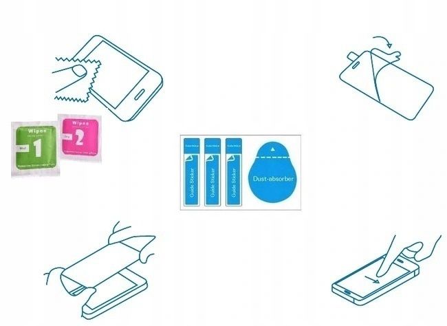 Szkło Hartowane Do Apple Iphone 16E / 17E Szybka Ochronna Zestaw
