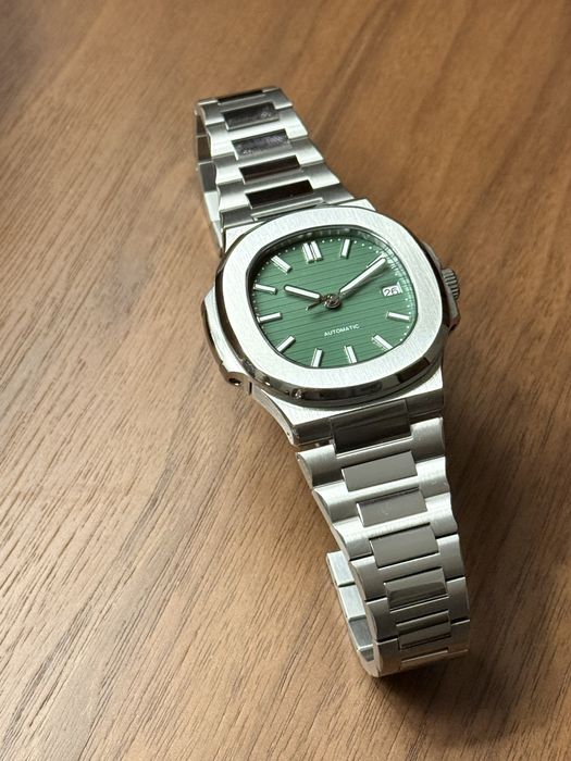 Relógio Automático Estilo Nautilus – Novo | Movimento Seiko