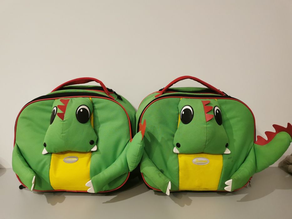 walizka kabinowa dziecięca samsonite krokodyl smok bliźniaki