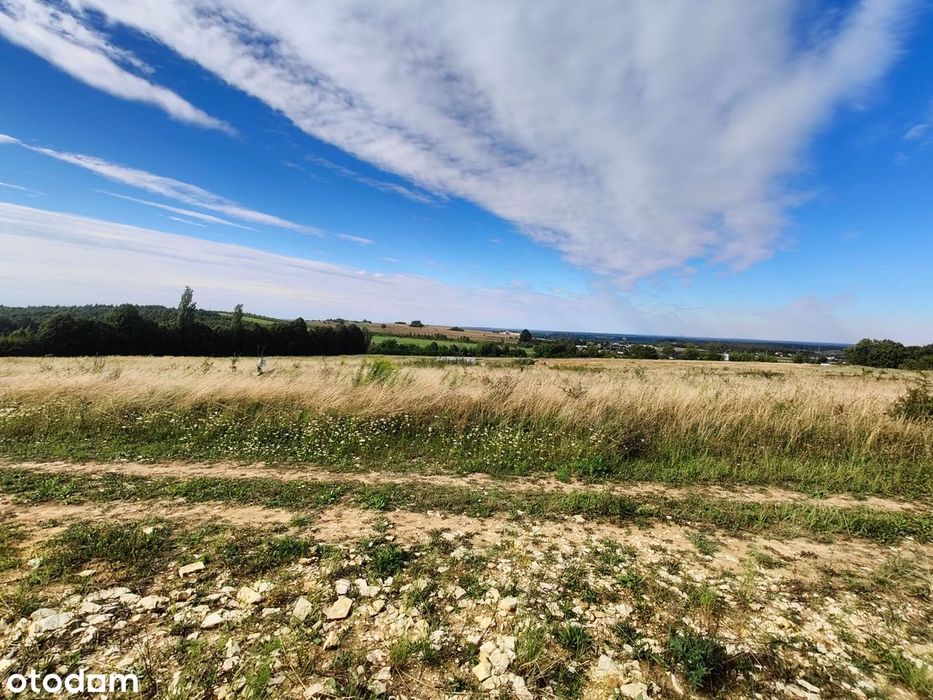 Działki budowlane 1050 m² z pięknym widokiem na Jurze Zawada gm. Mstów