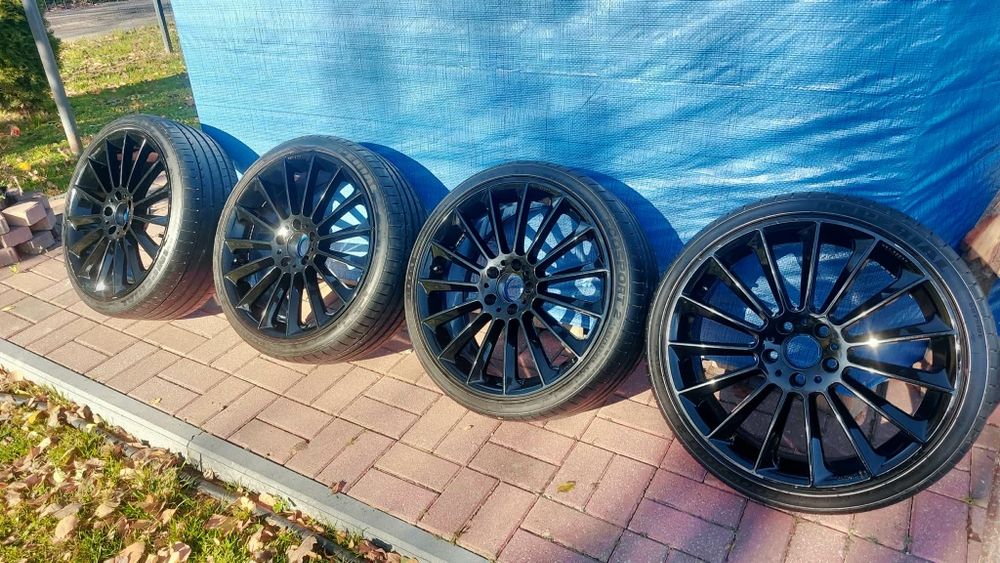 Sprzedam alufelgi r19 5x112 z oponami