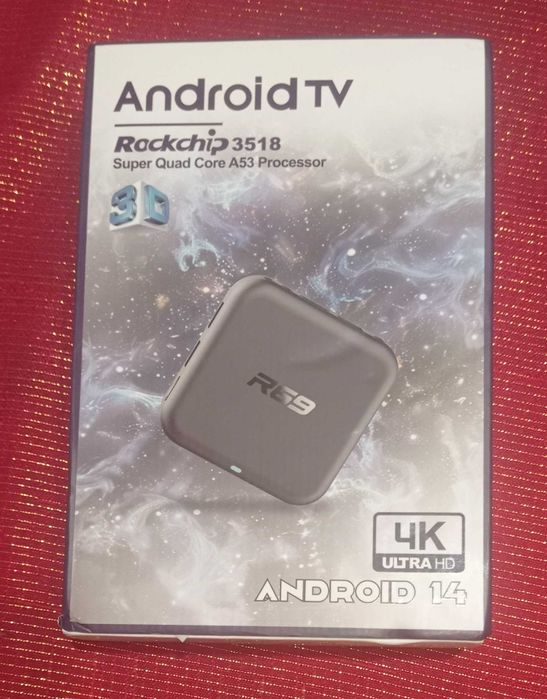 Смарт ТВ приставка Smart TV R69-1 8/128Gb Android 14.0