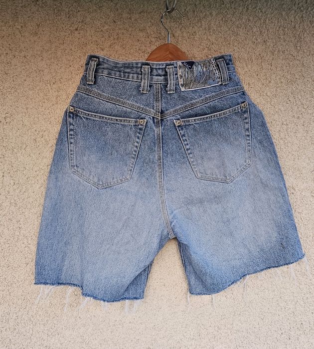 Spodenki dżinsowe krotkie 38 / 10 / M jasne vintage jeans bermudy old