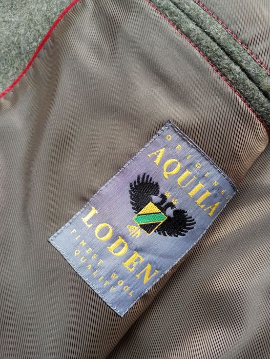 Walbush męska marynarka ze stójką L XL wełna Loden